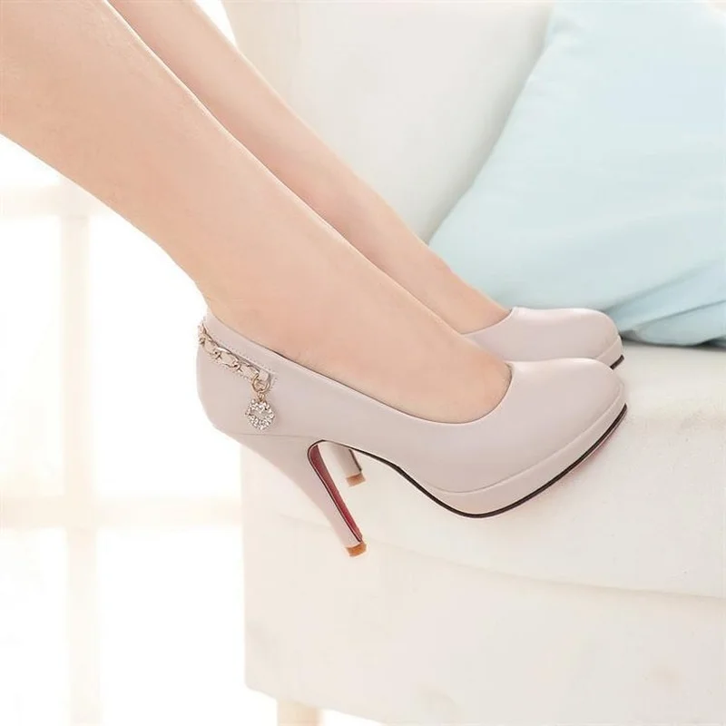 

Индивидуальные туфли, женские рабочие туфли OL, женские туфли на высоком каблуке с закрытым носком, женские туфли большого размера