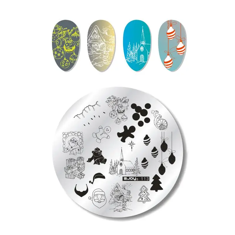 1 шт. прямоугольный шаблон для стемпинга ногтей|Шаблоны дизайна ногтей| |