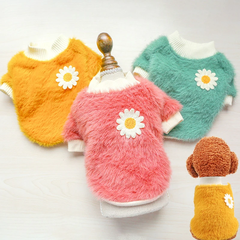 

Дизайнерский теплый свитер, одежда для собак, пальто с милым принтом для щенков, футболка для собак, французский бульдог, пуловер, камуфляжн...