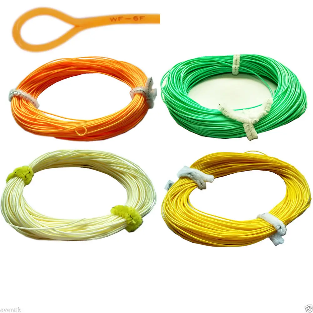 

Aventik Weight Forward Floating Fly Fishing Line with PVC Loop 4 Colors Colors Fishing Line Trout Fly Line Casting Line L