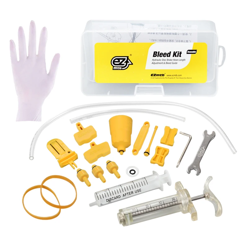 Bicycle Brake Filling Tool Hydraulic Disc Brake Mineral Oil Bleed Kit For SHIMANO, MAGURA, TEKTRO, SRAM Series MTB Bike