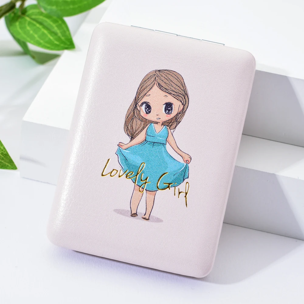 Vicney Girl портативное мини-зеркало для макияжа с героями мультфильмов девочек