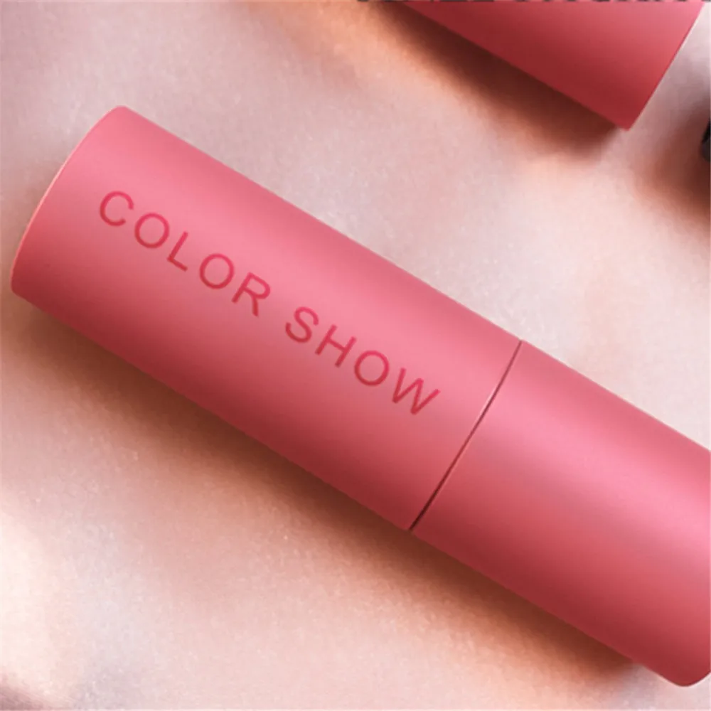 Матовая сухих розового цвета пустой тюбик для Помады Косметический контейнер