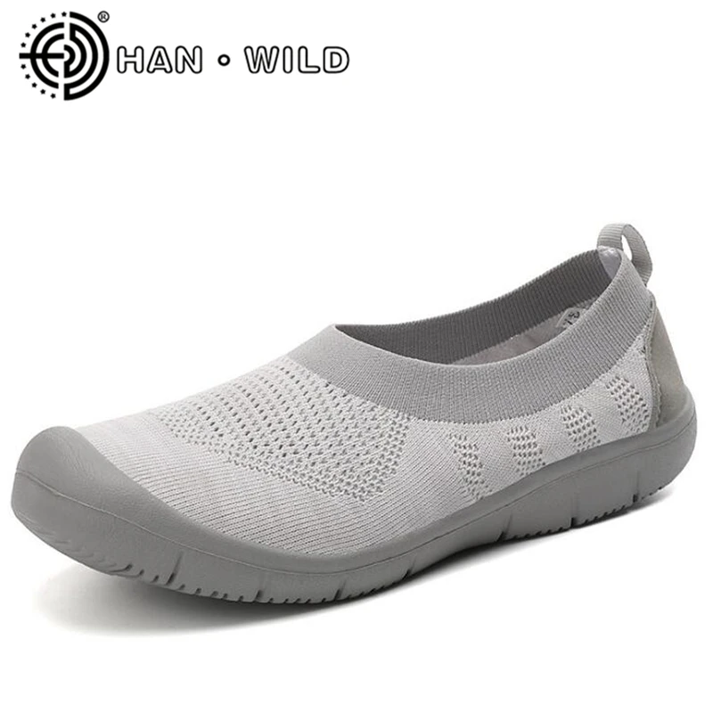 Туфли-Лоферы женские сетчатые мягкие дышащие без застежки Мокасины балетки