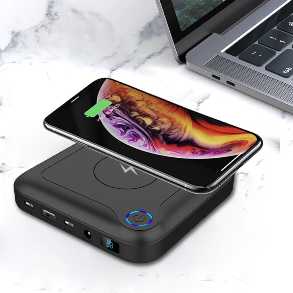 

DC Power Supply Power bank Wireless Charger 24000mAH Laptop Charger Power Bank