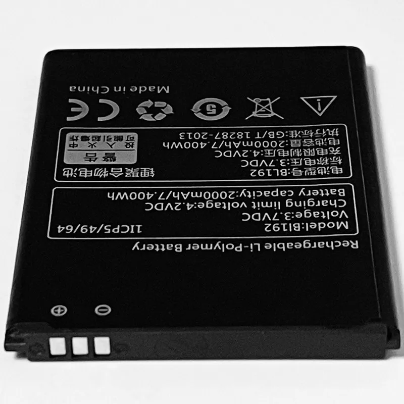 Аккумулятор 3 7 V 2000mAh BL192 для Lenovo A328 A328t|battery for lenovo|battery forbattery 2000mah |