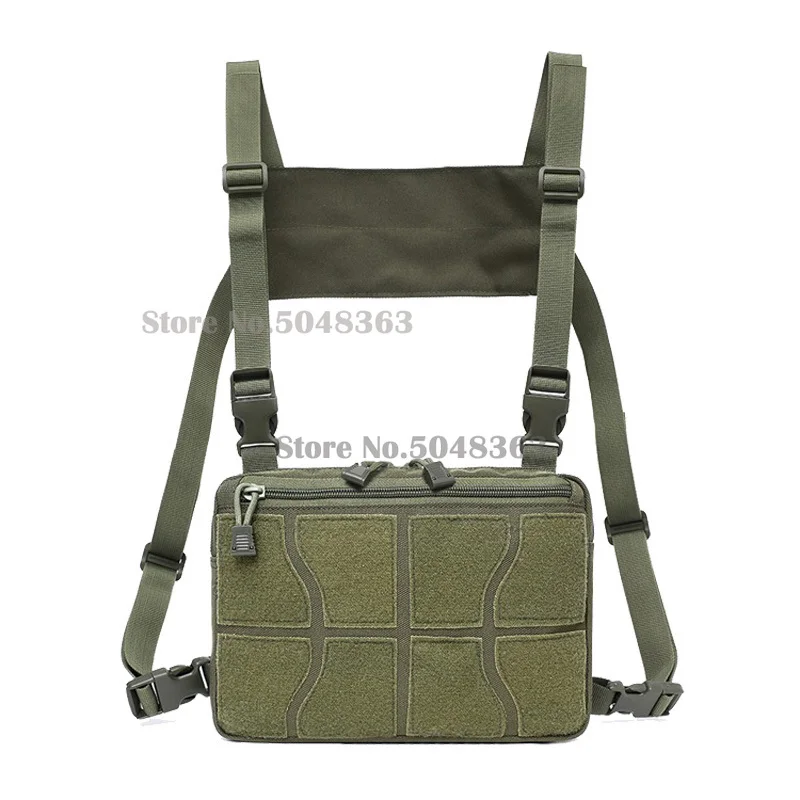 

Военная Тактическая нагрудная сумка для мужчин, регулируемая забавная Многофункциональная Сумка Molle для инструментов, тактический жилет на плечо