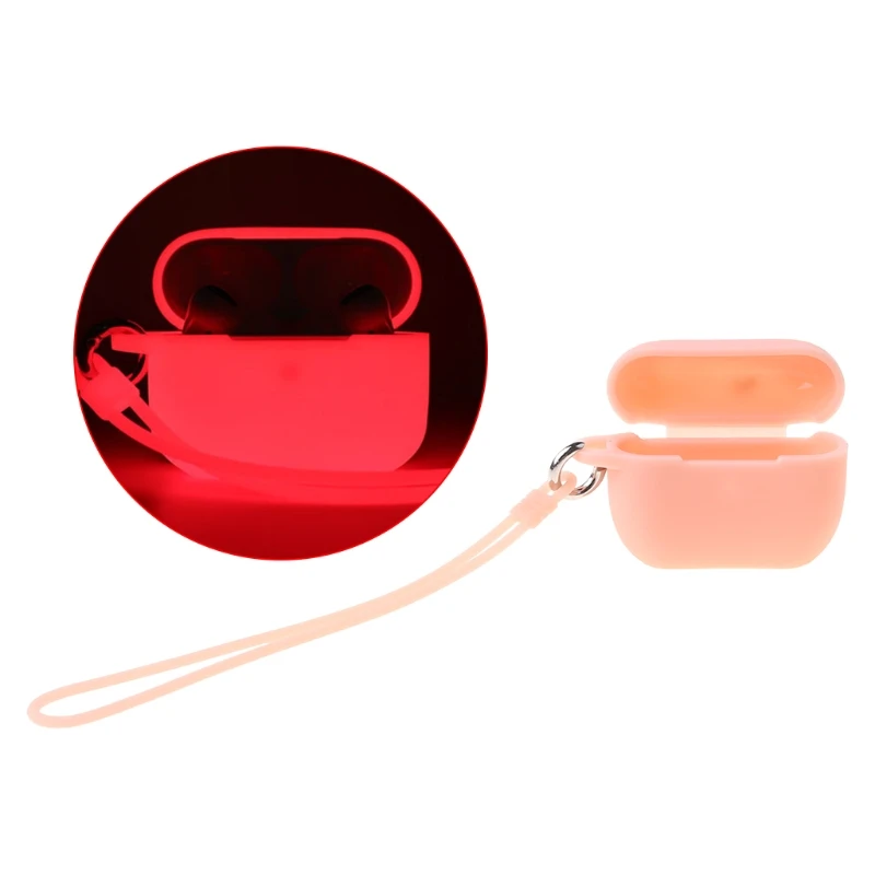 

For A pple Airpods Pro Protective Case Luminous Silicone Case For Air Pods Pro Glowing in dark shockproof Earphone Box