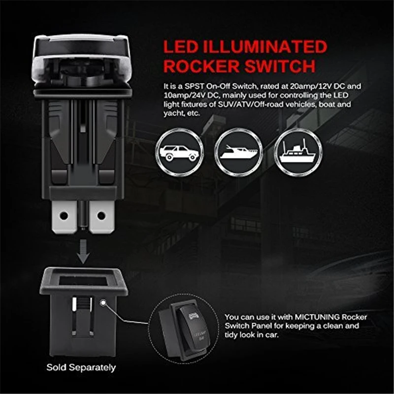 5-контактный Водонепроницаемый Эксклюзивный автомобильный МОРСКОЙ лодочный