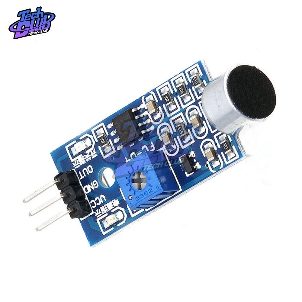 3-контактный голосовой модуль датчика обнаружения звука умный робот-вертолет