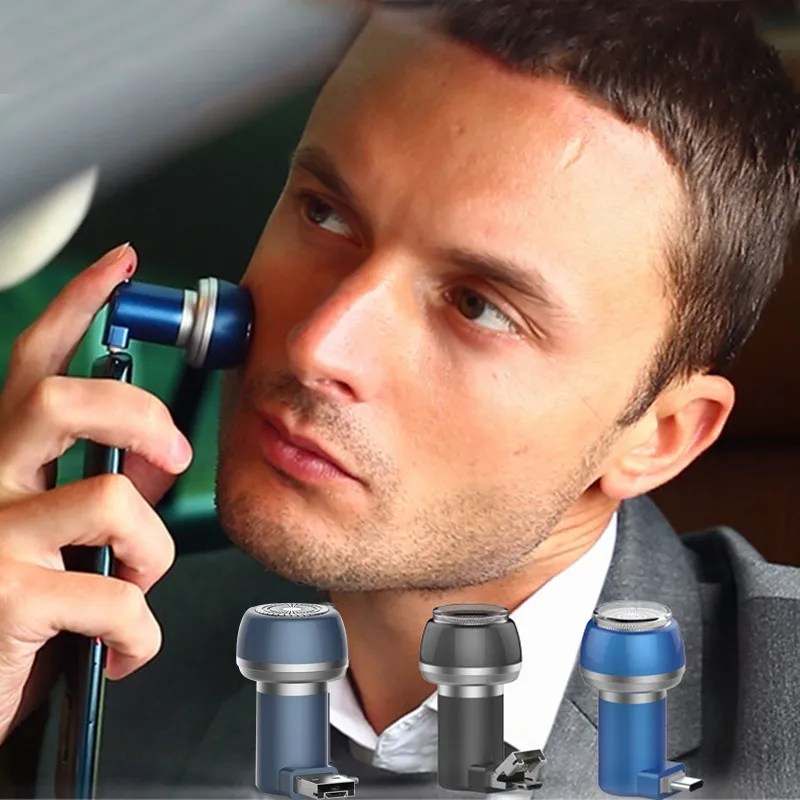 

Travel Razor Mini USB Smartphone Shaving Unique Android Cell Phone Outdoor Portable Micro-USB Electric Shavers Shaving Device