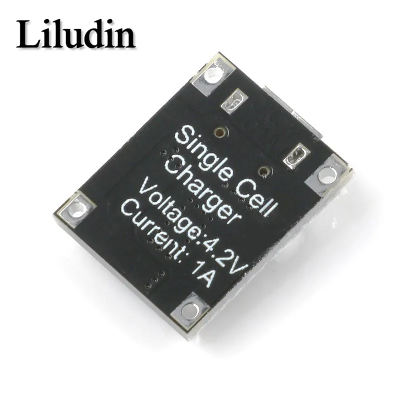 5 шт. модуль зарядного устройства для литиевого аккумулятора с одной ячейкой 1 А 5-6