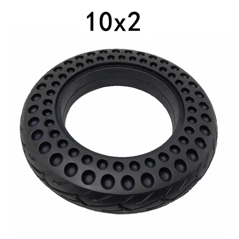 

10 Inch Solid Tire Tyre Black Puncture-proof Replacement Rubber Useful