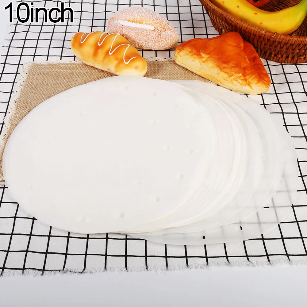 50 шт. Бамбуковая Пароварка Dim Sum бумага с антипригарным покрытием под паровой