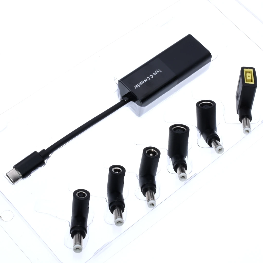 Конвертер USB Type C разъем питания постоянного тока квадратный мама на адаптер для