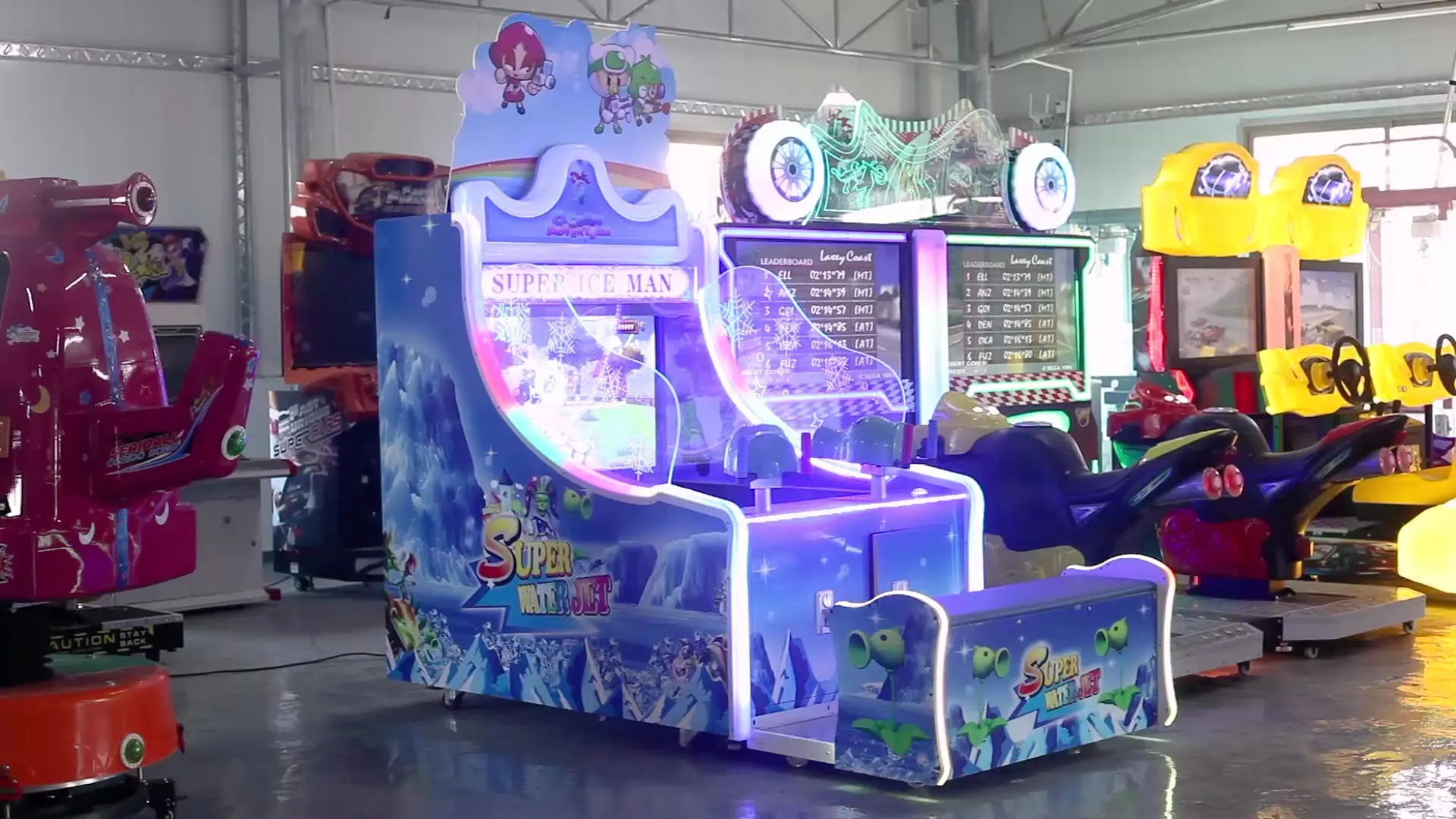 2 Players Water-Shooting Game Machine March Expo 2021 Selection Coin Operated Ticket Arcade Games kids Hunting  Machine