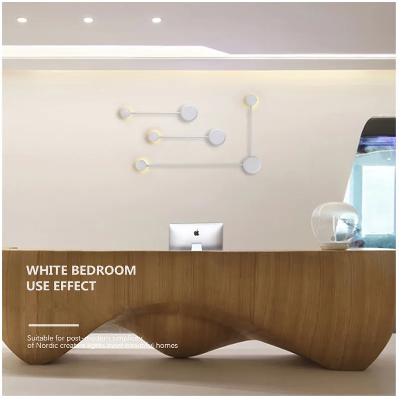 Скандинавский итальянский дизайн светодиодный настенный светильник в стиле