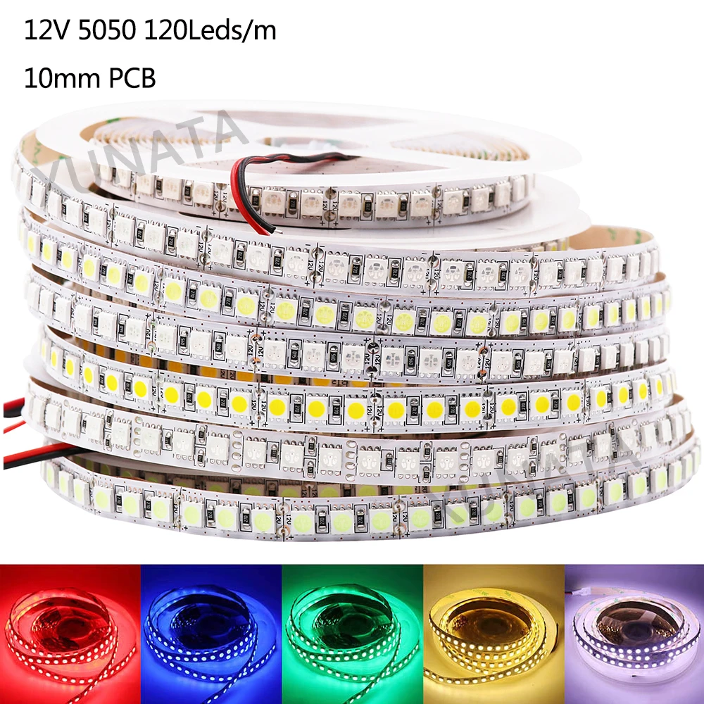 Светодиодная лента 5 М 600 гибкая светодиодная SMD 5050 5054 Водонепроницаемая e 120