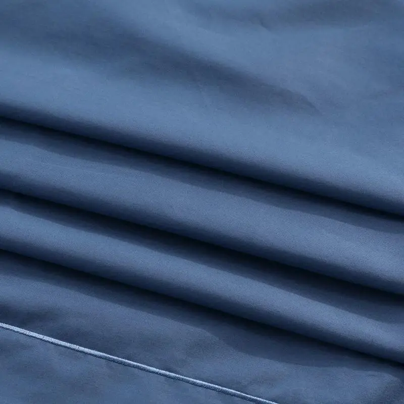 

Classic Blue series Bedding Set 60S long-staple cotton Bed Set solid color Duvet Cover Set Queen King size Bed Sheet Pillowcases