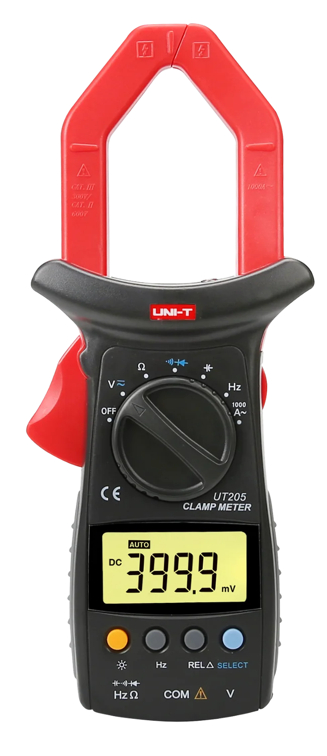 

UNI-T UT205 Digital 1000A Digital Clamp Meters 4000 Count Capactance Resistance Frequency Measure Multimeters Auto Range
