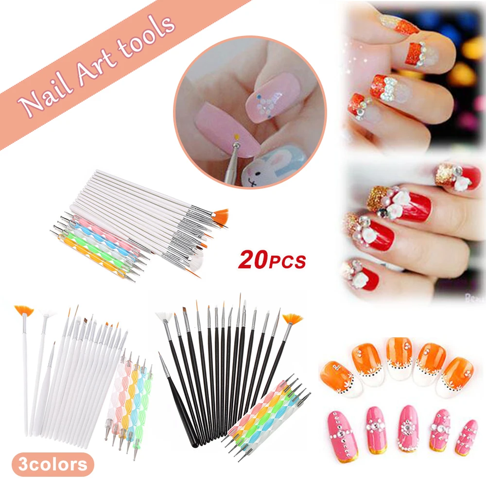 

20pcs Gel Polish Set For Manicure Nails Art Design Glitter Color Gel Lacquer Soak Off Semi Permanent UV Gellak Kit