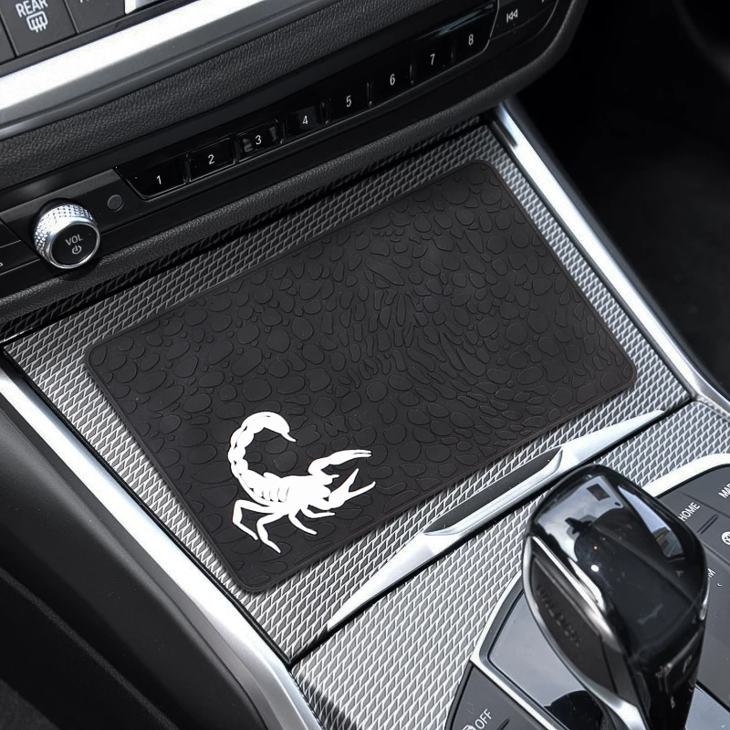 

car accessories High quality high temperature resistant non-slip mat personality scorpion shape Suitable for a variety of models