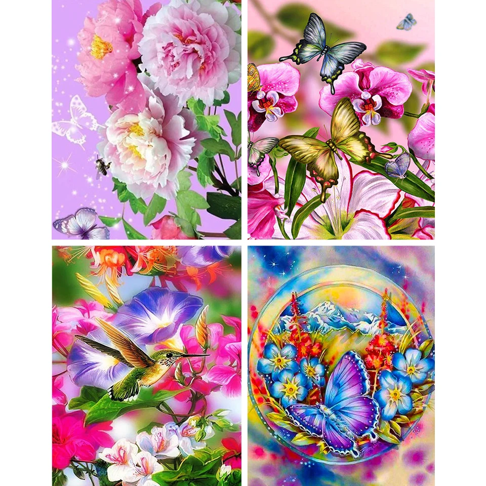 Алмазная 5D картина сделай сам Набор для вышивки крестиком с цветами розами