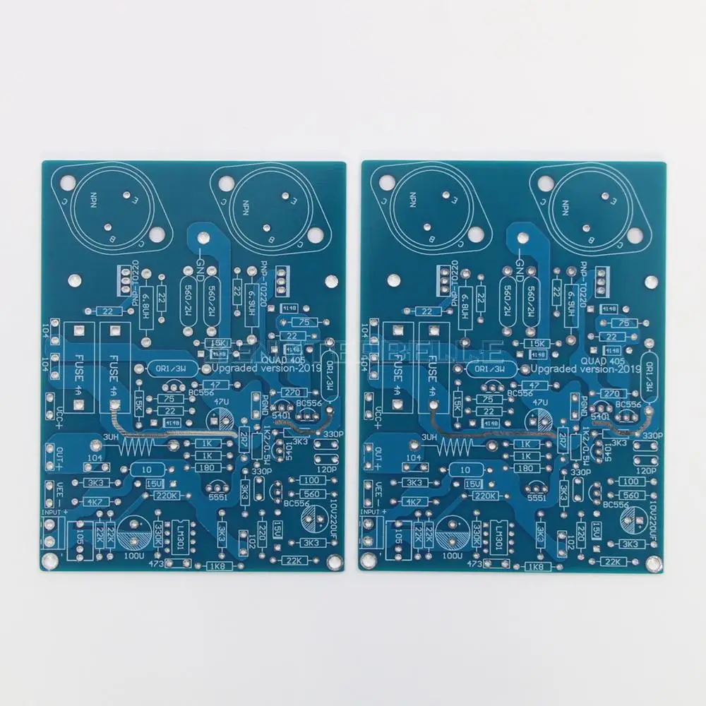 

1 Pair Clone QUAD405 Power Amplifier Board PCB HiFi Stereo 2 Channel Audio Amp