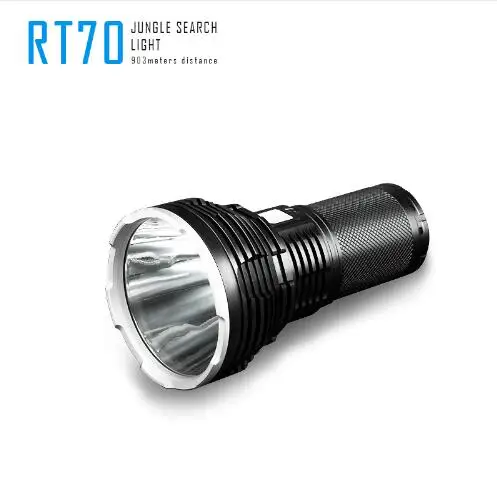 without battery Светодиодный фонарик Imalent RT70 Cree XHP70 2-го поколения, светодиодный фонарь с зарядкой от USB, фонарь с аккумулятором 4X18650, 3000 мА/ч - Испускаемый цвет: without battery