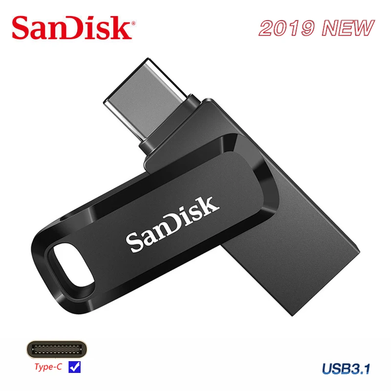

Sandisk SDDDC3 USB 3.1 Type-C device 256GB 128GB 64GB 32GB Dual OTG Pen Drive USB Stick Flash Type C for smartphones/tablets/PC