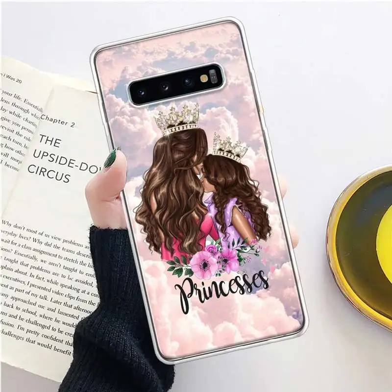 Модный мягкий чехол для телефона с изображением девушки супер малыша мамы Samsung