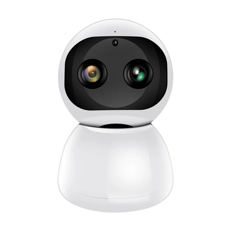 

HD 1080P Dual Lens Wifi 8XP Zoom Camera Indoor Auto Tracking Cloud CCTV Home Security IP Camera3D Digital Noise Reduction
