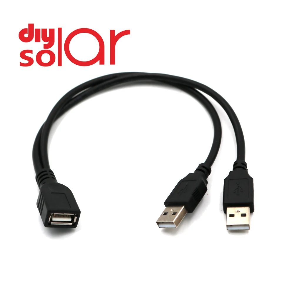 USB кабель зарядный 2 в 1 Удлинитель Usb 0 штекер гнездо солнечная панель шт.