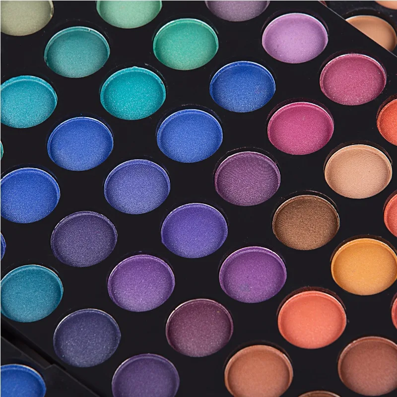 120 цветов Сияющие тени для век Палитра матовые мерцание и блеск телесный макияж