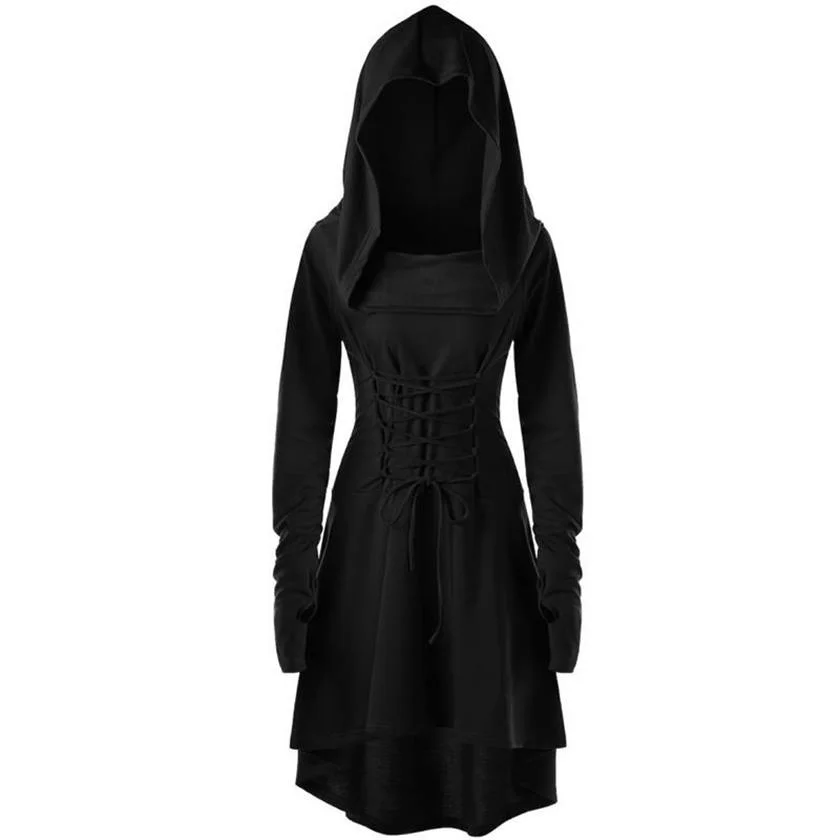 

Dress Hooded Strap Dress Solid Color Letters Print Vintage Women Beach Clothing Vestido Festa Vestidos Mujer