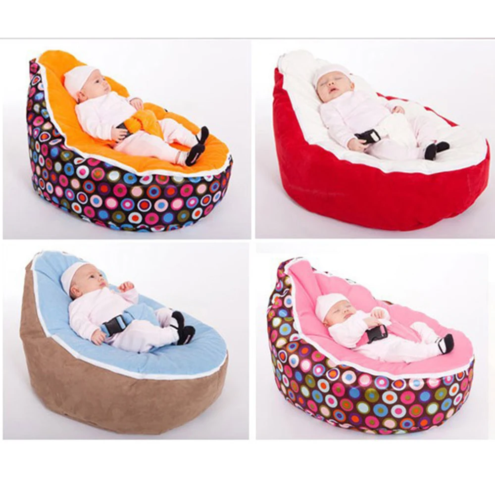Levmoon Кресло мешок среднего размера детская кровать для сна портативное складное