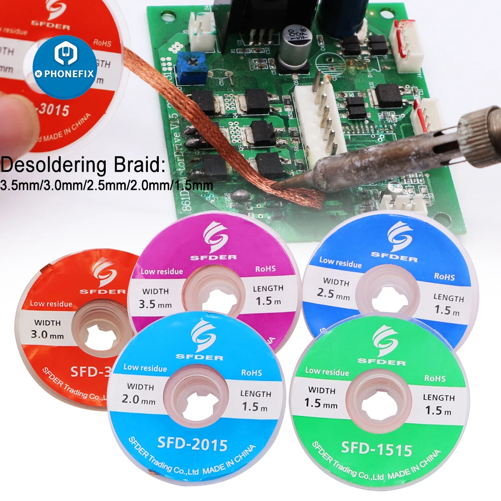 99.9% Чистая медь BGA распайки провода пайки помощник поглощения для мобильного