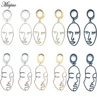 miqiao 2pcs 6 25mm stainless steel ear gauges ear plug tunnels face dangle ear expander fashion body piercing jewelry