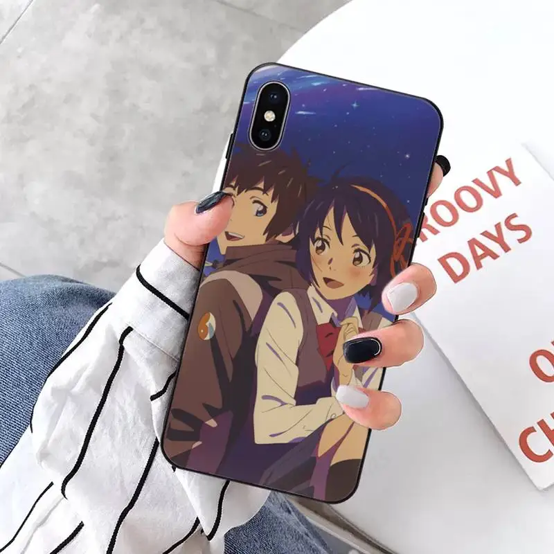 

Japanese Anime Your Name Kimi no Na wa Phone Case for iPhone 11 12 pro XS MAX 8 7 6 6S Plus X 5S SE 2020 XR mini