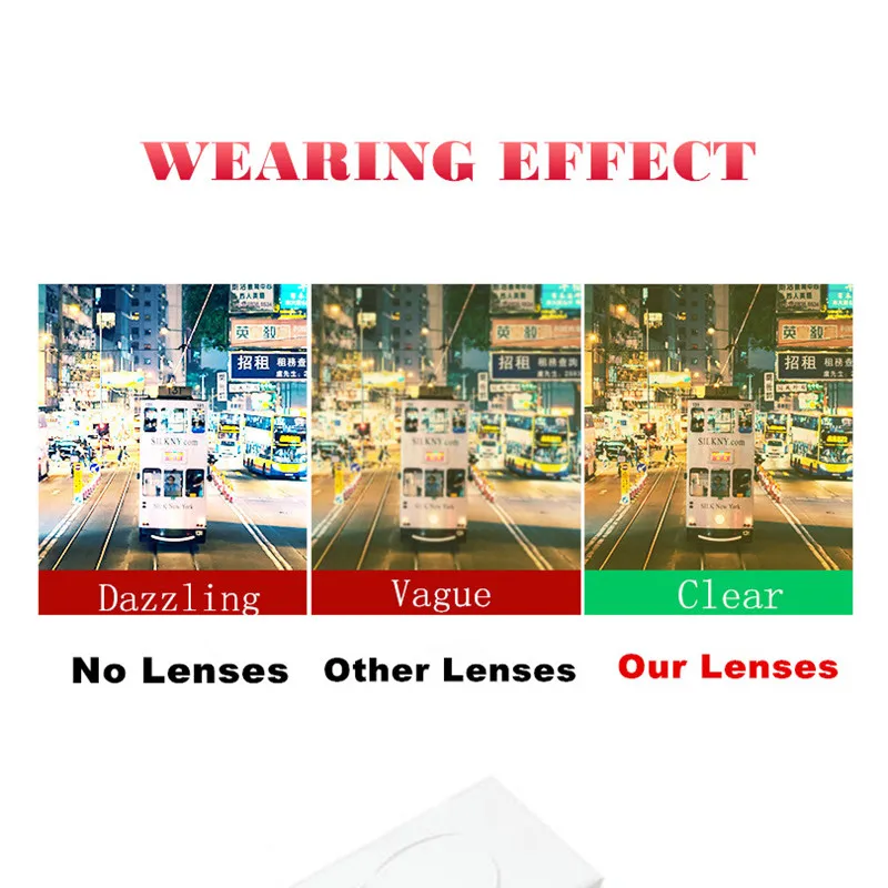 Очки ночного видения для мужчин и женщин Поляризованные с антибликовыми линзами