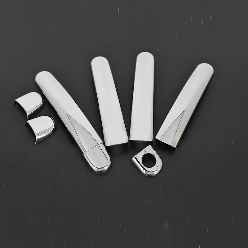 Декоративные хромированные серебристые накладки на дверные ручки для Volkswagen VW Jetta MK6 Шестого поколения Vento 2011-2017.