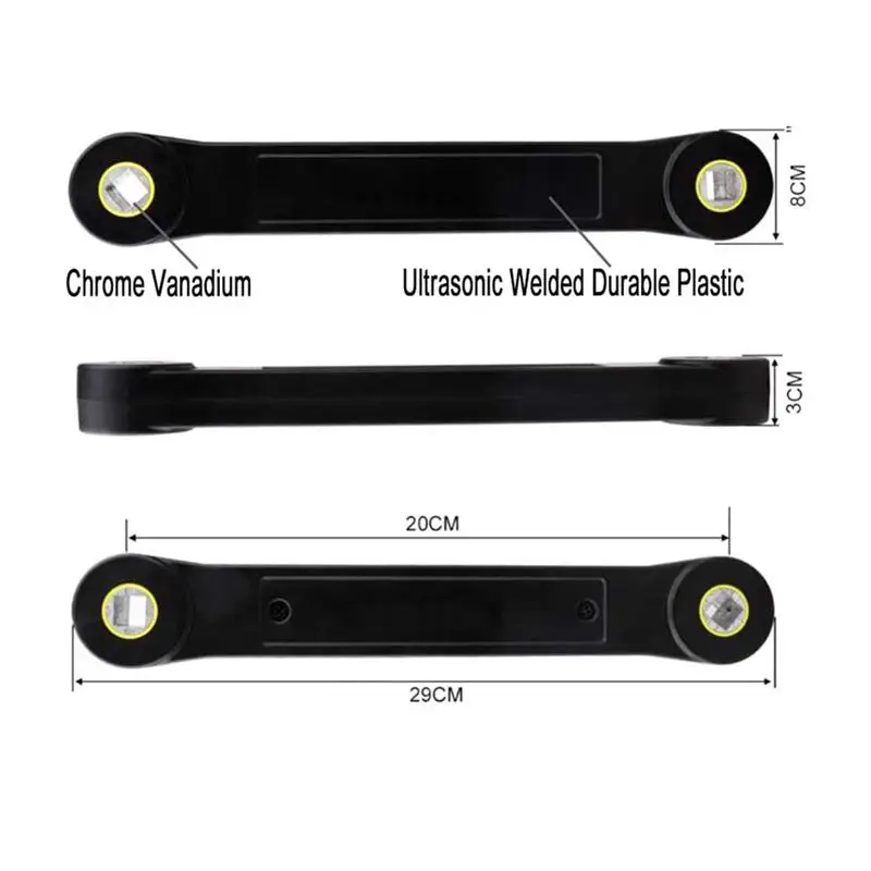

Extender Extension Bar Handle Universal Extension Wrench Repairing Extension Wrench for Car Vehicle Auto Replacement Parts