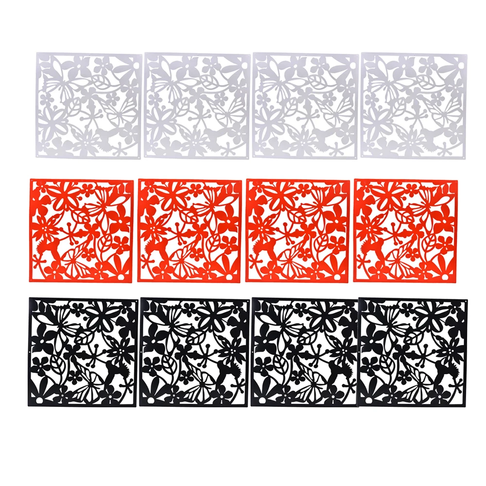 12 шт. в упаковке на каждый день 3 цвета бабочка висит перегородкой экраны