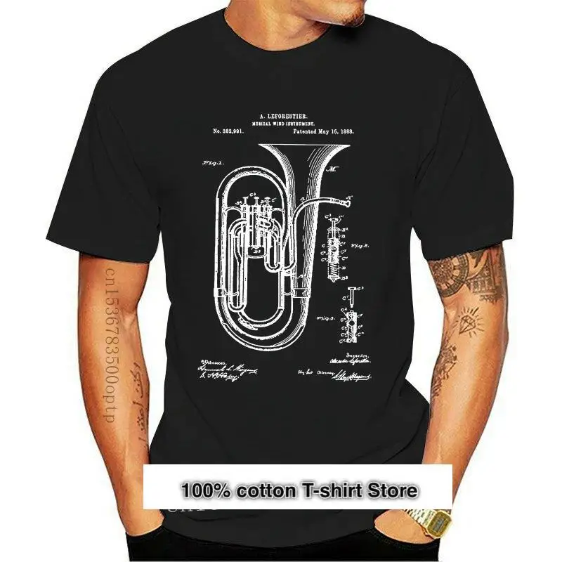 

Camiseta de Tuba de concierto, regalo para jugador de Tuba, Sousaphone, banda de maestro de música, ropa de marca