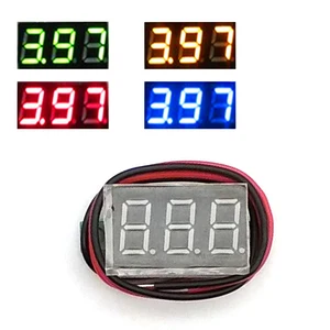 Цифровой вольтметр, амперметр, ЖК-дисплей 0,36 дюйма, 4,7-30 в, светодиодный