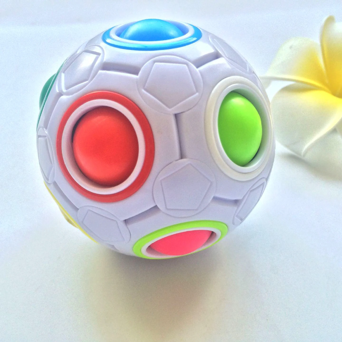 

Creative Magic Cube Ball Antistress Rainbow Football Puzzle Montessori Kids Toys for Children Stress Reliever Toy