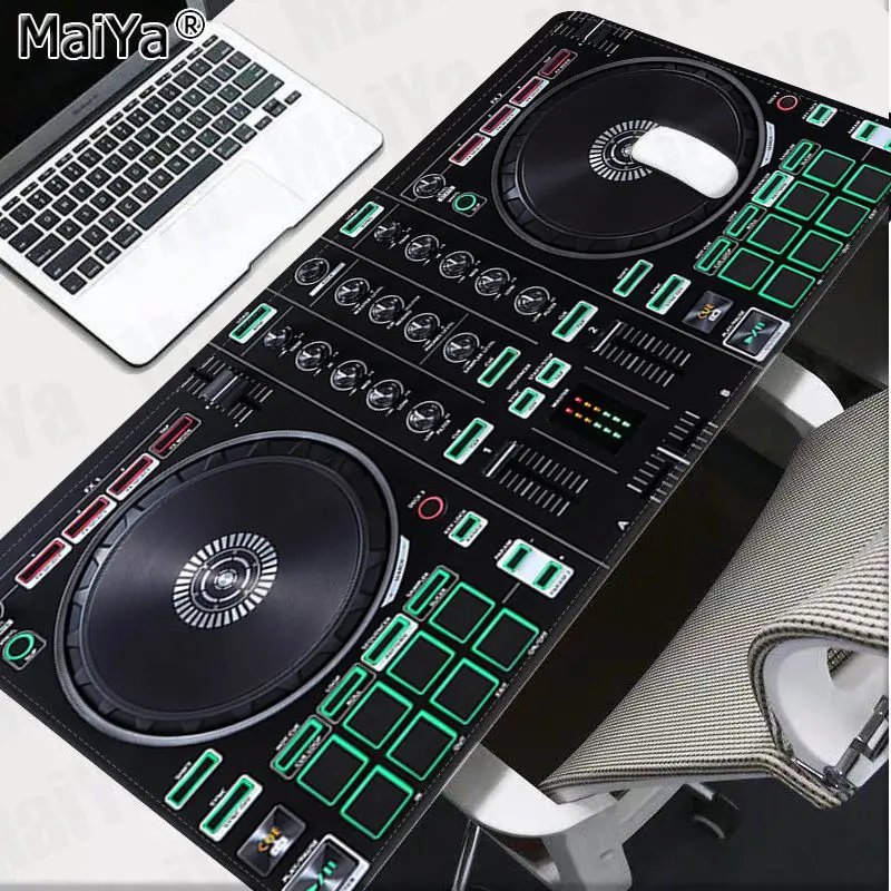 Maiya винтажный крутой DJ музыкальный Ноутбук игровой коврик для мыши большой коврик для мыши клавиатуры коврик - Цвет: Lock Edge 30x80cm