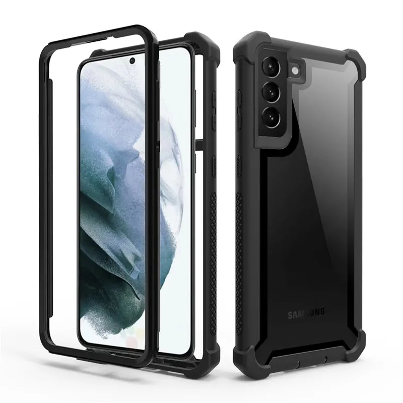 

Heavy Duty Protection armor Phone Case for Samsung Galaxy S21 Note 20 S20 Ultra 8 9 S8 S9 S10 Plus Lite S10e Shockproof Cover