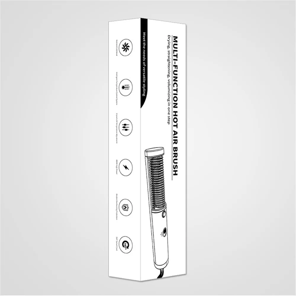 

Multifunctional Hot Air Brush One-Step Hair Dryer And Curling Iron Professional Hair Salon Hair Styling Tools Straightening Comb