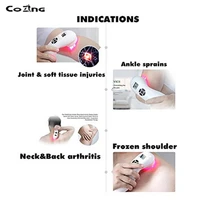 handheld 650nm 808nm soft laser therapy device for pain relieve body wound healing foot pain knee joint health care product ce